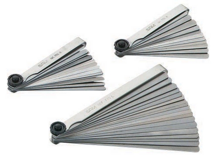 MONTURE DE 18 JAUGES D'EPAISSEUR LONGUE BOUT ARRONDI 0,05-1MM SAM OUTILLAGE - 770L
