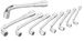 JEU DE 9 CLÉS À PIPE SAM OUTILLAGE DÉBOUCHÉES 6/12 PANS SATINÉE 8 A 19 MM -93-J9