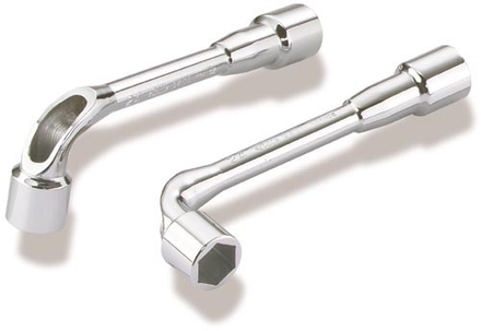 JEU DE 6 CLÉS À PIPE SAM OUTILLAGE DÉBOUCHÉES 6/6 PANS SATINÉE 7 A 17 MM - 94-J6