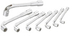 JEU DE 8 CLÉS À PIPE SAM OUTILLAGE DÉBOUCHÉES 6/6 PANS SATINÉE 8 A 24 MM -94-J8