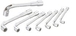 JEU DE 8 CLÉS À PIPE SAM OUTILLAGE DÉBOUCHÉES 6/6 PANS SATINÉE 8 A 24 MM -94-J8
