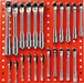 PANNEAU MURAL 22 CLES A PIPE DEBOUCHEES 6 PANS SAM OUTILLAGE - 94SDJ22P