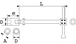 CLE A BEQUILLE A CARDAN 6 PANS 3/8' 12 MM SAM OUTILLAGE - 9712