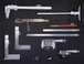 Composition métrologie pour mesure de précison et traçage SAM OUTILLAGE - CP11M