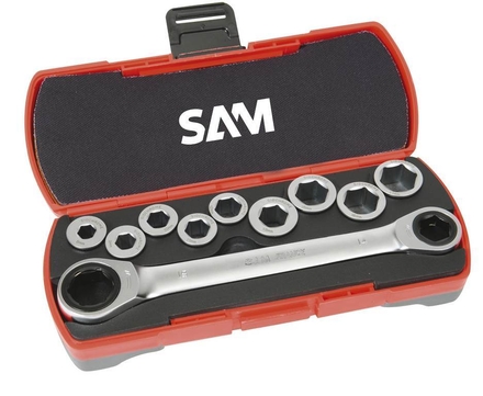 Coffret clés à cliquet 12 pièces SAM OUTILLAGE - CP12