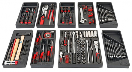 Composition 200 outils en module abs SAM OUTILLAGE - CPP200ABS