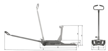 CRIC ROULEUR SAM OUTILLAGE 2T - CR-20-B