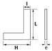 EQUERRE SIMPLE A 90° 130X200 MM SAM OUTILLAGE - E1200