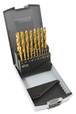 Coffret polymere de 19 forets tailles meules hss tin 1-10mm SAM OUTILLAGE - F2C19