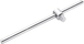 POIGNEE COULISSANTE SAM OUTILLAGE 3/8 200 MM- J-120