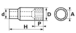 DOUILLE 12 PANS LONGUE 3/8 22 MM SAM OUTILLAGE - JL22