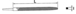 LIME CARREE EMMANCHEE BATARDE 250 MM SAM OUTILLAGE - LCA25BE