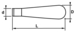 MANCHE BOIS LIME 110 MM POUR LIME ET RAPE 150 SAM OUTILLAGE - LM3