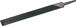 LIME PLATE BATARDE POUR TOUR 300 MM SAM OUTILLAGE - LPT30B