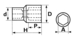 DOUILLE 1' 77 MM SAM OUTILLAGE - M77