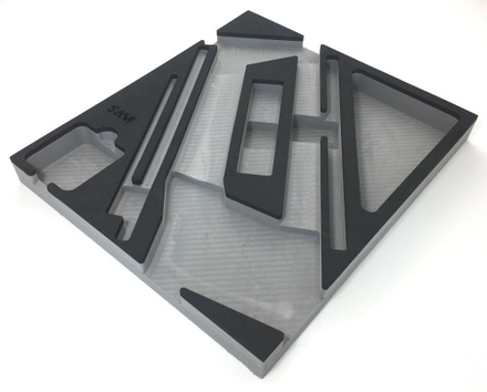 Module mousse 3/3 vide pour accessoires sciage SAM OUTILLAGE - MODM32
