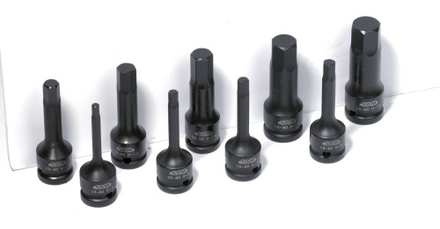 Douille tournevis 1/2'' 6 pans male 13 mm + clip SAM OUTILLAGE - NSC12FME