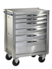 Servante 40n - 6 tiroirs - version inox SAM OUTILLAGE - SERVI640NX