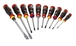 JEU 10 TOURNEVIS FENTE PHILLIPS ET POZIDRIV SAM OUTILLAGE - TJ10