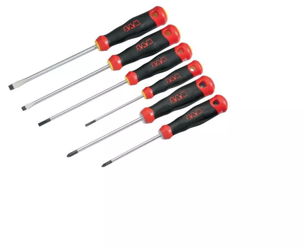 TOURNEVIS S1 FENTE PHILLIPS JEU DE 7 SAM OUTILLAGE - TPJ7