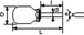 TOURNEVIS TRADITION COURT ELECTRICIEN 5,5X40 MM SAM OUTILLAGE - TT55E40