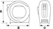 MESURE BIMATIERE 10M X 25 MM SAM OUTILLAGE - UB1025FME