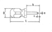 TOURNEVIS EXTRA COURT FENTE ISOLE 6X40 SAM OUTILLAGE - Z153M12