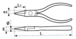PINCE BECS RONDS ISOLEE SAM OUTILLAGE - Z23516