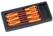 JEU DE 7 TOURNEVIS ISOLES 1000V EN MODULE ABS SAM OUTILLAGE - ZTBPJ7M