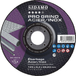 Disque à ébarber PRO GRIND ACIER INOX D. 125 x 6,4 x Al. 22,23 mm - Acier, Inox - SIDAMO - 10222002