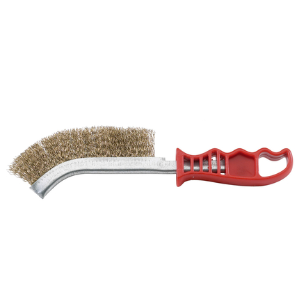 BROSSE METALLIQUE A MAIN 265X25INOX 1 RG MANCHE PLAST. SIDAMO - 10311005