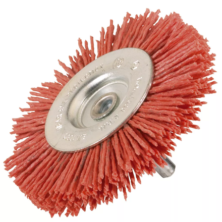 BROSSE CIRCULAIRE SUR TIGE 6MM D.75 FILS NYLON ABRASIF SIDAMO - 10314012