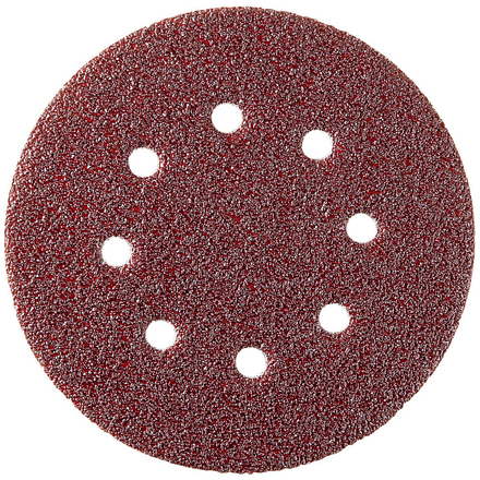 BLISTER DE 5 DISQUES VELCROPS PERFO.8 TROUS D125 GR.240 SIDAMO - 10940008