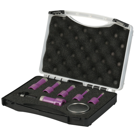 COFFRET DE 6 TREPANS DIAMANT A SEC M14 D.6/8/10/12/18/22 SIDAMO - 11101451