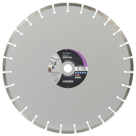 DISQUE DIAMANT PRO BETON D. 400 x 25,4 x h 10 SIDAMO - 11130052