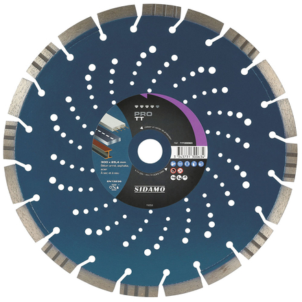 DISQUE DIAMANT PRO TT D. 300 x 25,4 x h 12 SIDAMO - 11130063