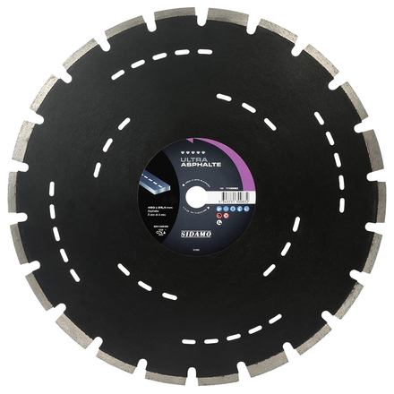 DISQUE DIAMANT ULTRA ASPHALTE D. 450 x 25,4 x h 10 SIDAMO - 11130083