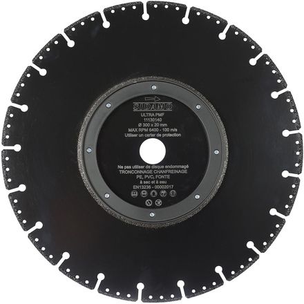 DISQUE DIAMANT ULTRA PMF D. 300 x 25.4 x h 3 SIDAMO - 11130140