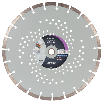 DISQUE DIAMANT ULTRA BETON D. 350 x 20 x h 12 SIDAMO - 11130142