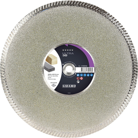 DISQUE DIAMANT ULTRA 3D D. 230 x M14 x h 8 SIDAMO - 11130153