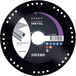 DISQUE DIAMANT ULTRA METAL D. 125 x 22,23 x h 3 SIDAMO - 11130160