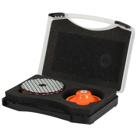 COFFRET DE 8 PRO PAD D.100 Gr 50/100/200/400 + PLATEAU CAOUTCHOUC SIDAMO - 11130176