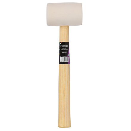 MAILLET CAOUTCHOUC BLANC 500G - 60MM SIDAMO - 11200104