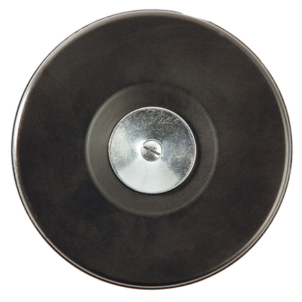 PLATEAU SUPPORT CAOUTCHOUC AVEC TIGE ET ECROU D125 P/PERC SIDAMO - 20198063