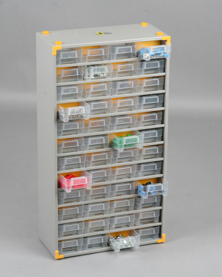 CASIER SORI VARIOPRO MÉTAL 60 TIROIRS PLASTIQUES 300X135X560 - 465520