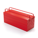BOÎTE À OUTILS 5 COMPARTIMENTS 19L ROUGE - SORI - DIM 530 x 200 x 200MM- 782408