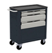 SERVANTE D'ATELIER SORI ROUGE 3 TIROIRS - 1 SOUTE + PORTE - 8310