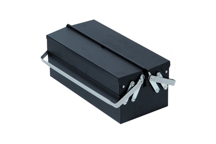 BOÎTE À OUTILS SORI 3 COMPARTIMENTS 320X210X150 NOIR GIVRÉ - BO32-3