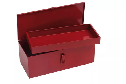 COFFRET SORI 485X210X170 AVEC PLATEAU ROUGE - VR