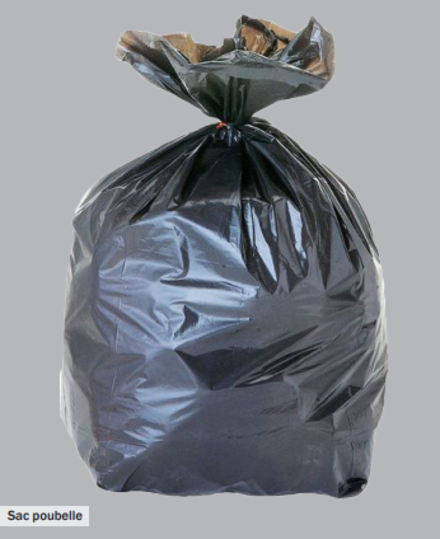 SAC POUBELLE 130L (VENDU AU ROULEAU)